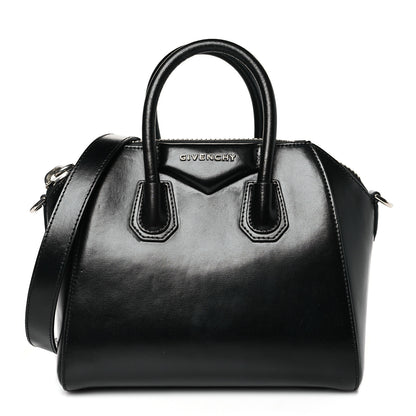 Givenchy Shiny Lord Calfskin Mini Antigona Black 1 of 9