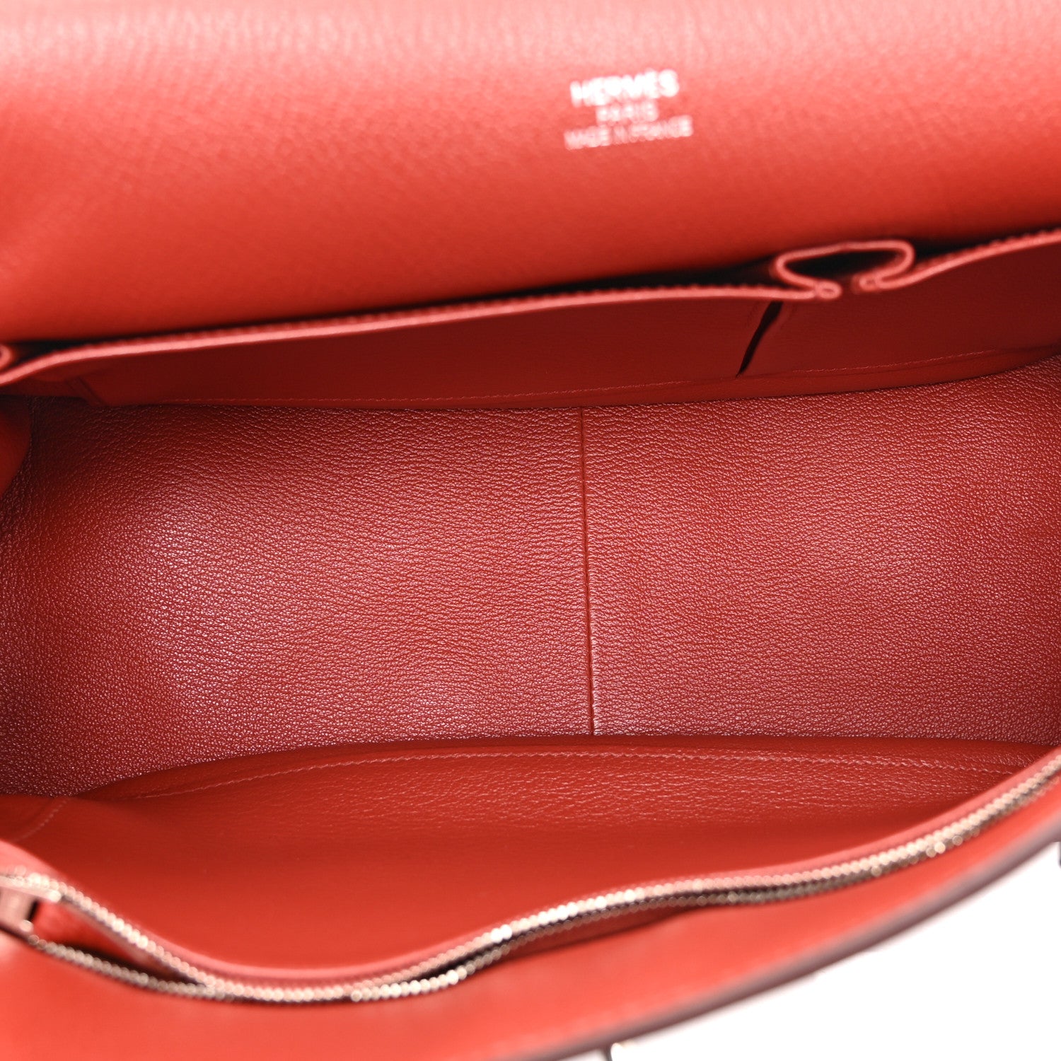 Hermes Taurillon Clemence Jypsiere 34 Rouge Garance 5 of 10