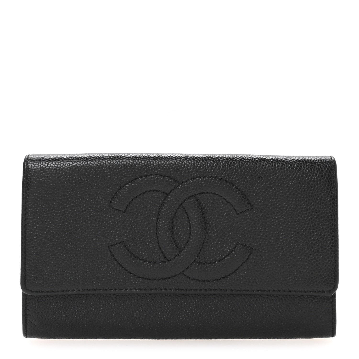 Chanel Caviar Timeless CC Wallet Black 1 of 8