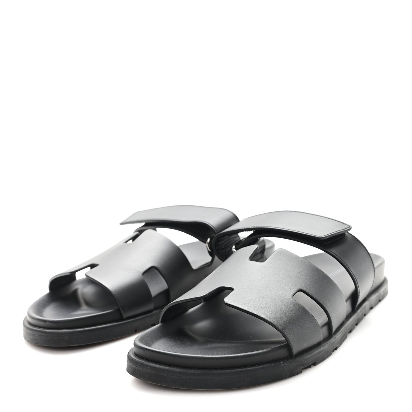 Calfskin Womens Chypre Sandals 41 Black