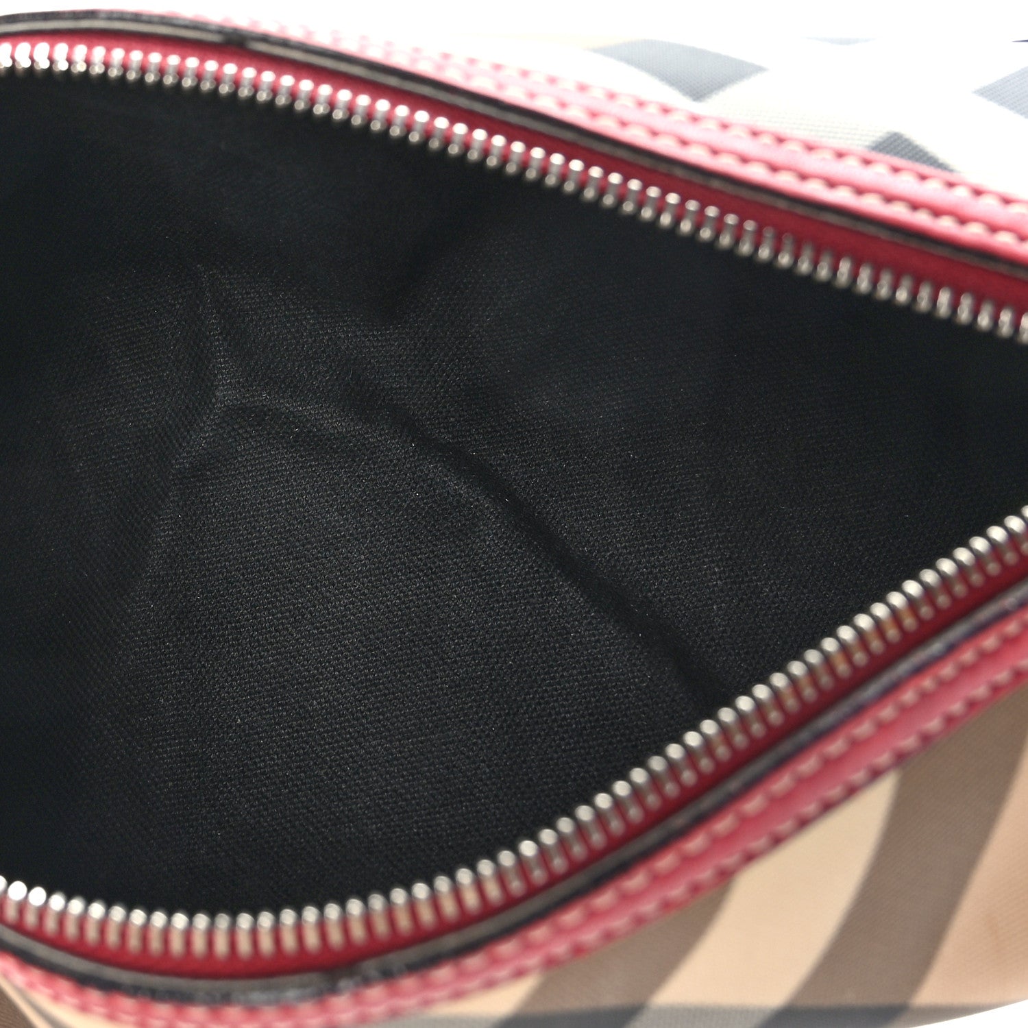 Burberry Nova Check Barrel Bag Red 5 of 10