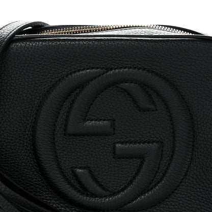Gucci Pebbled Calfskin Small Soho Disco Bag Black 8 of 13