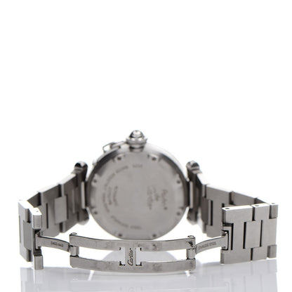 Cartier Stainless Steel 35mm Pasha C Big Date Automatic Watch Pink 6 of 8