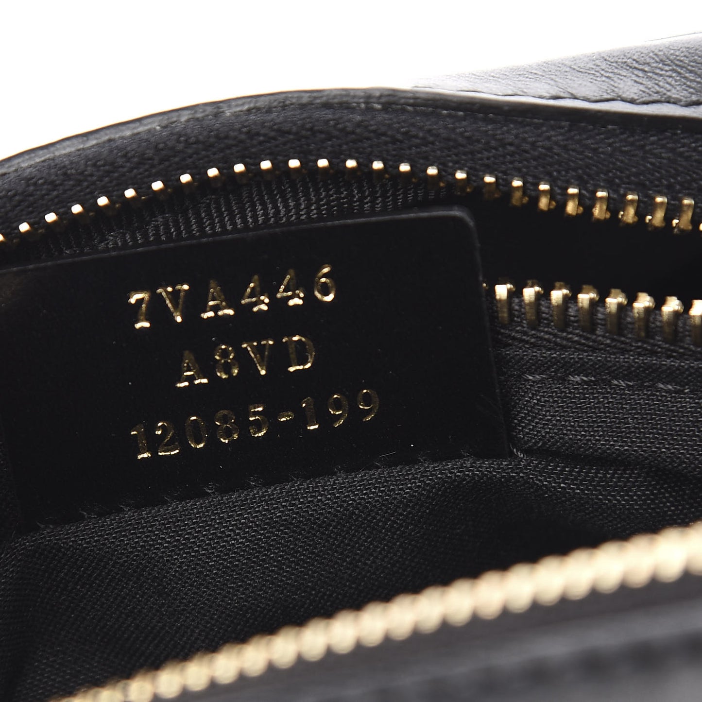 Vitello Grace Karligraphy Studded Pocket Belt Bag Black