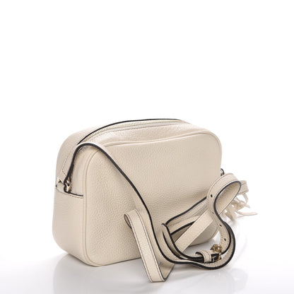 Gucci Pebbled Calfskin Small Soho Disco Bag Off White 3 of 7