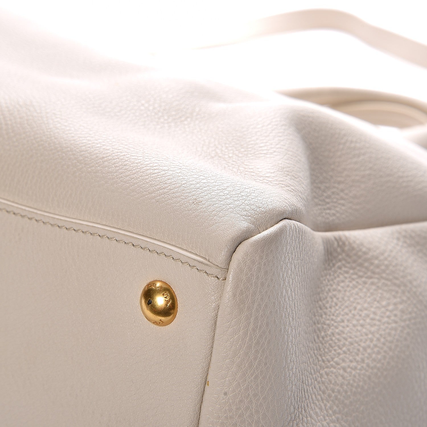 Prada Vitello Daino Top Handle Zip Tote Sabbia 13 of 18