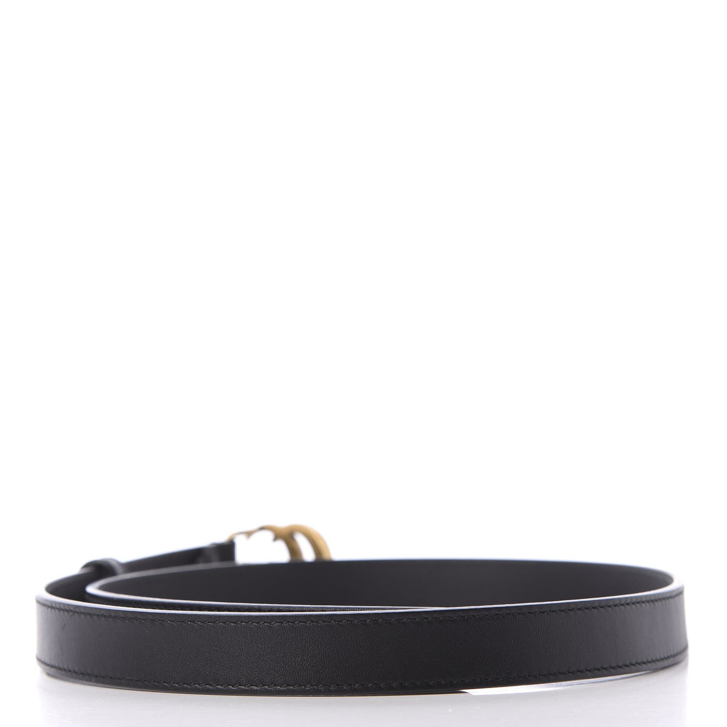 Calfskin Double G 20mm Belt 75 30 Black