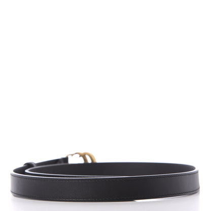Gucci Calfskin Double G 20mm Belt 75 30 Black 2 of 5