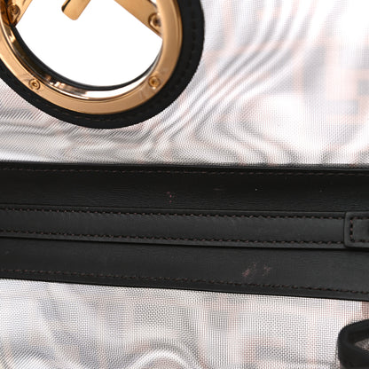Fendi Mesh Vitello Century F is Fendi FF 1974 Kan I Shoulder Bag Marrone Black Ebano 14 of 15