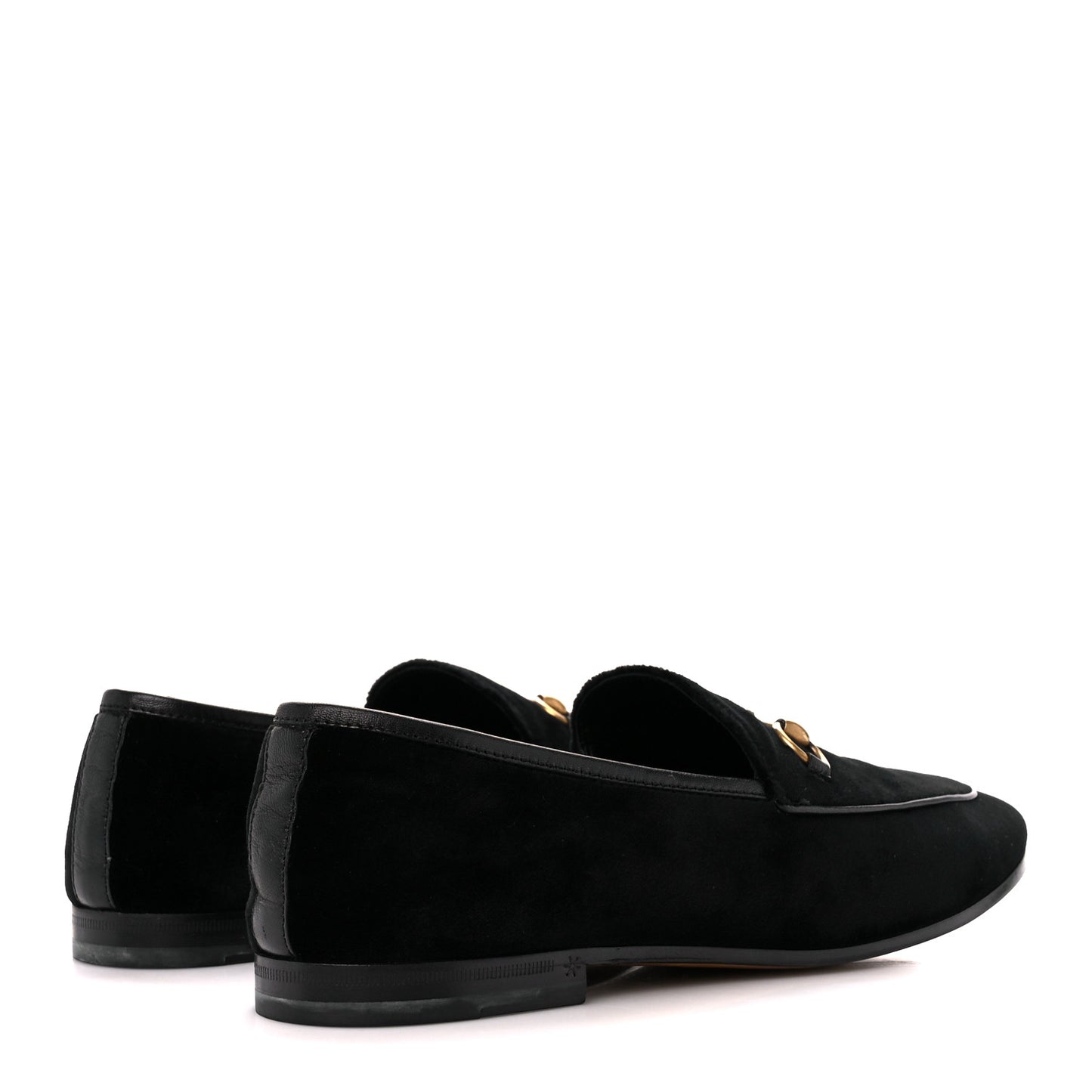 Velvet Horsebit Womens Jordaan Loafers 38 Black