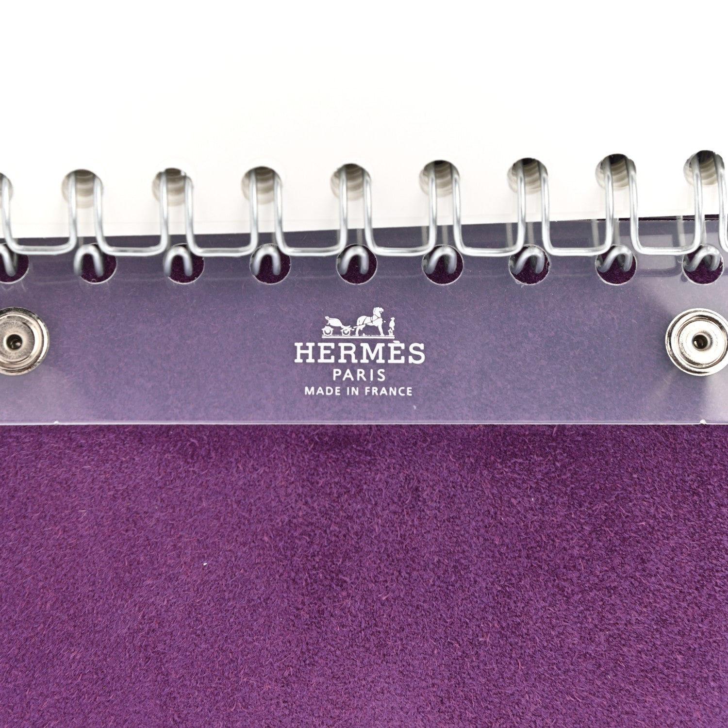 Hermes Togo Ulysse PM Notebook Cover Cassis 7 of 9