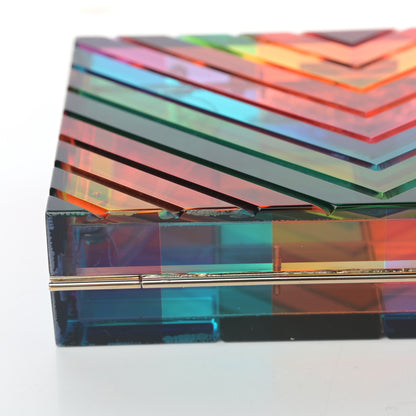 Valentino Garavani Acrylic 1973 Clutch With Chain Multicolor 11 of 13