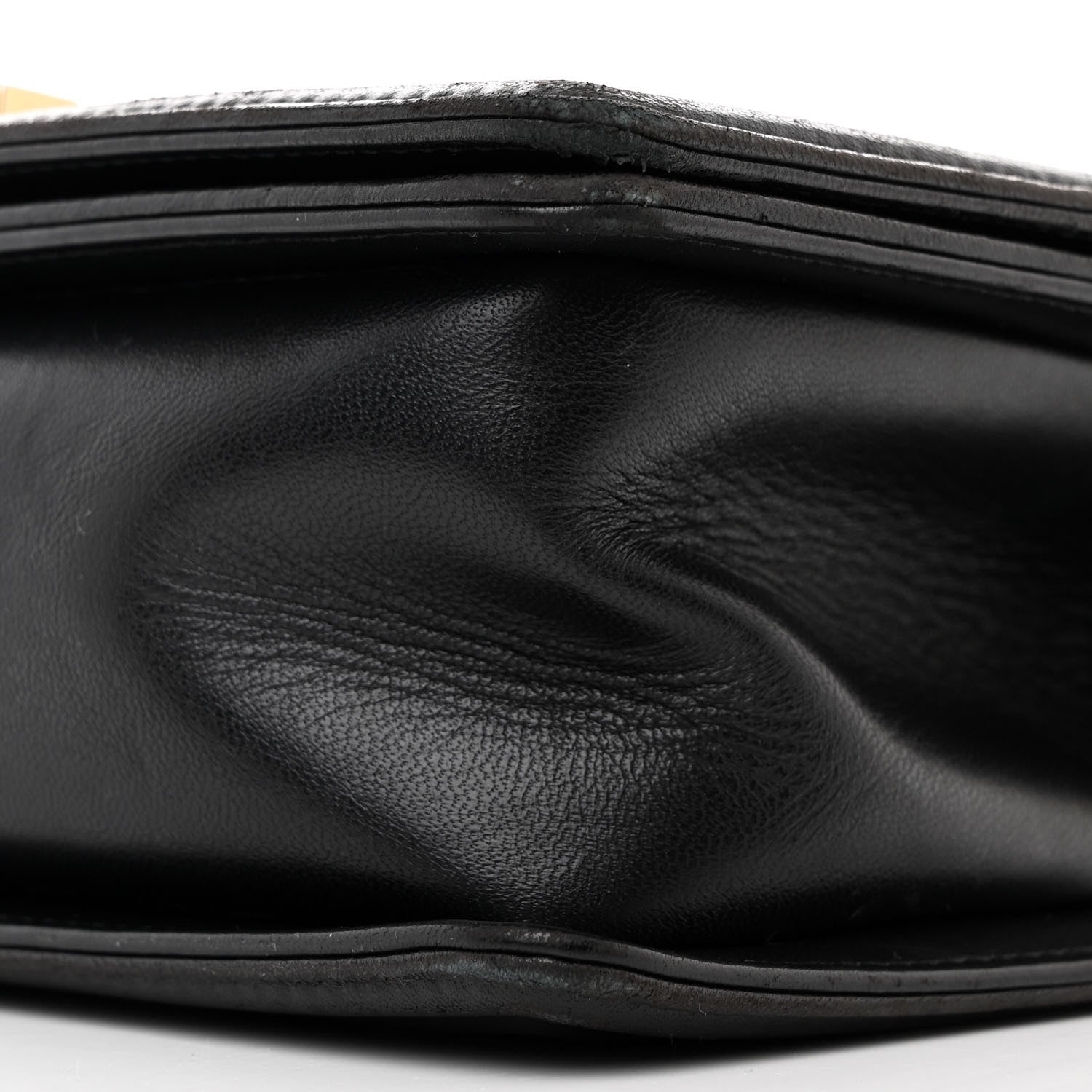 Chanel Lambskin Quilted Medium Boy Flap Black 11 of 12