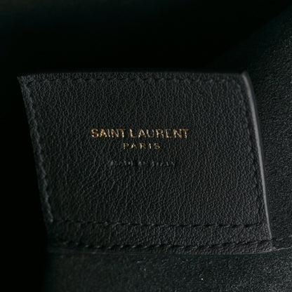 Saint Laurent Calfskin Large Shopping Tote Black 7 of 12