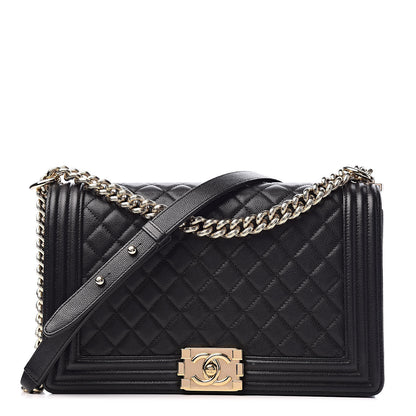 Chanel Caviar Quilted New Medium Boy Flap Black 1 of 12