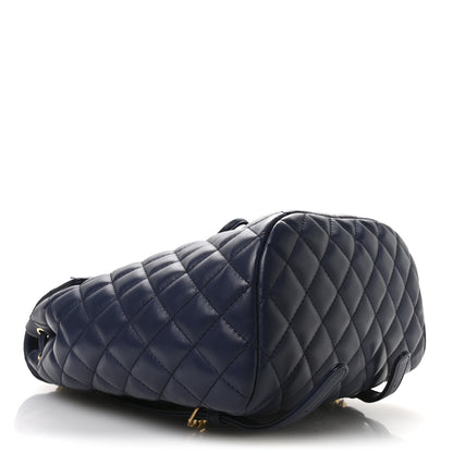 Chanel Calfskin Quilted Small Urban Spirit Backpack Navy 4 of 11