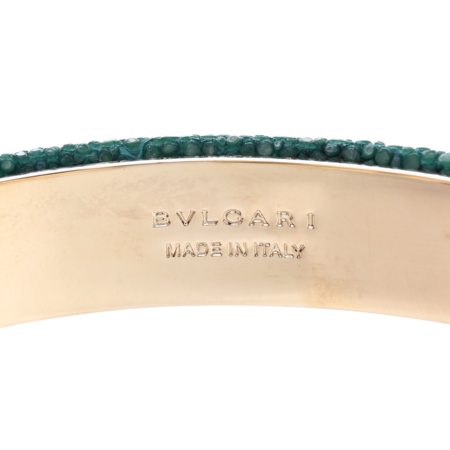 Galuchat Serpenti Forever Bracelet Green