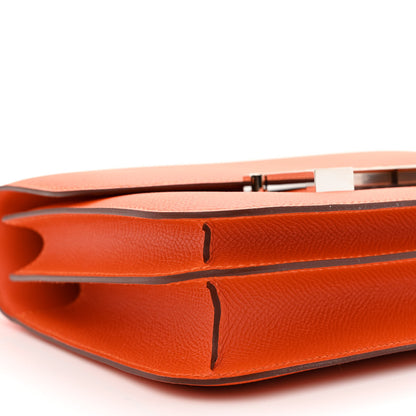 Hermes Epsom Constance 18 Orange Poppy 9 of 11