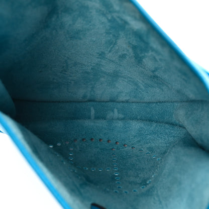 Hermes Taurillon Clemence Evelyne III GM Bleu Frida 6 of 14