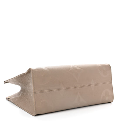 Louis Vuitton Empreinte Monogram Giant Onthego MM Tourterelle 4 of 12