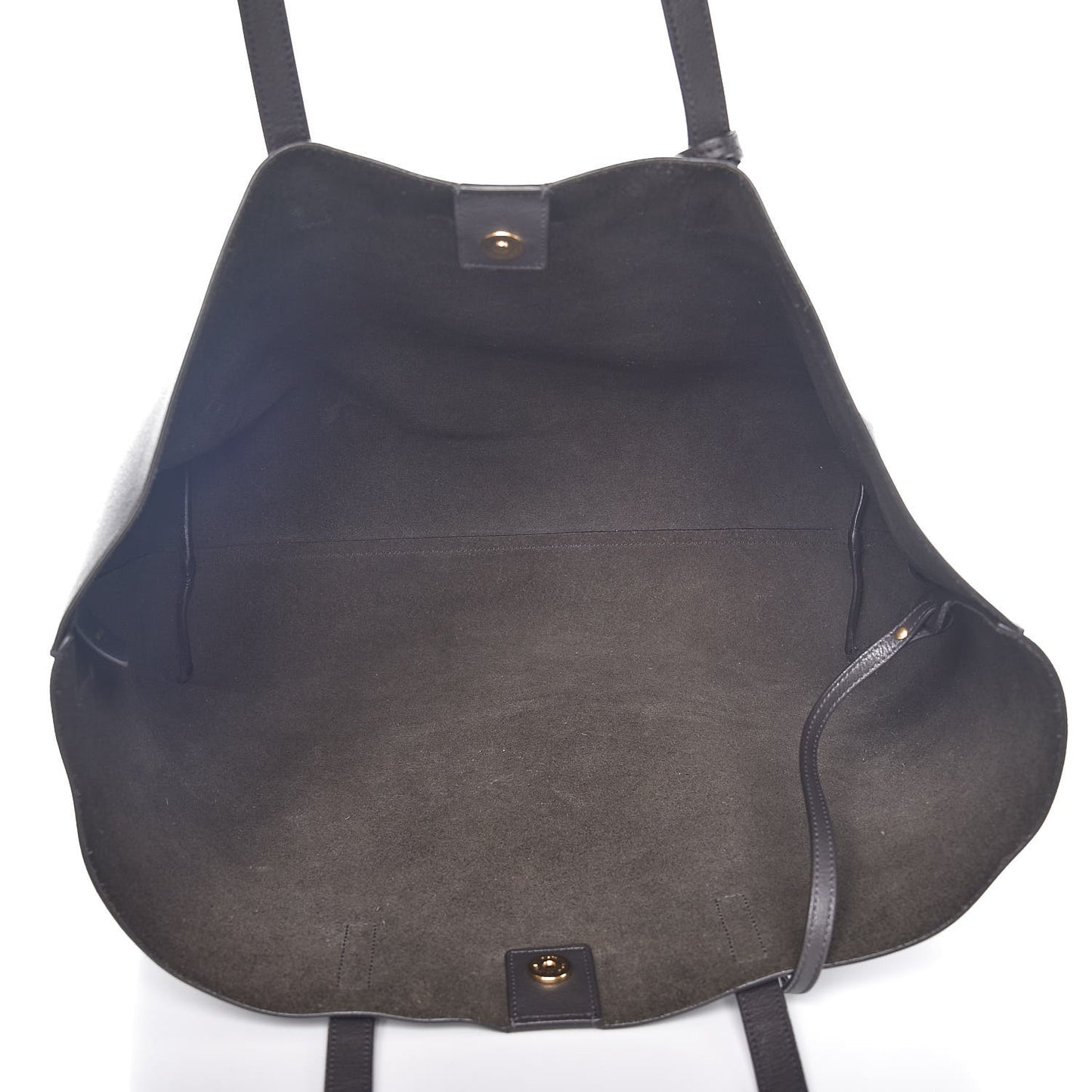 Calfskin Large Shopping Tote Dark Grey