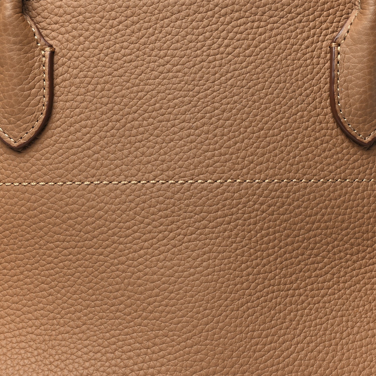 The Row Grained Calfskin Margaux Shoulder 12 Sandpit 7 of 9