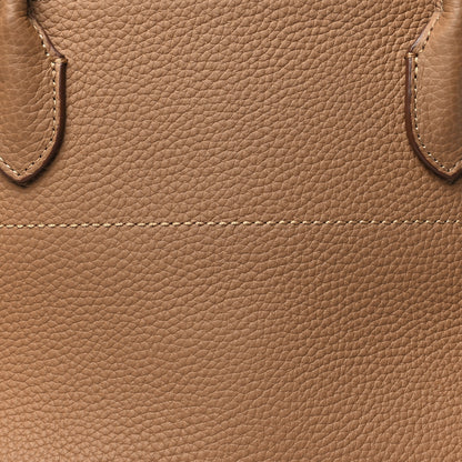 The Row Grained Calfskin Margaux Shoulder 12 Sandpit 7 of 9