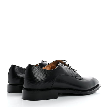 Louis Vuitton Epi Calfskin Mens Kensington Derby Lace Up Shoes 7.5 Black 5 of 9