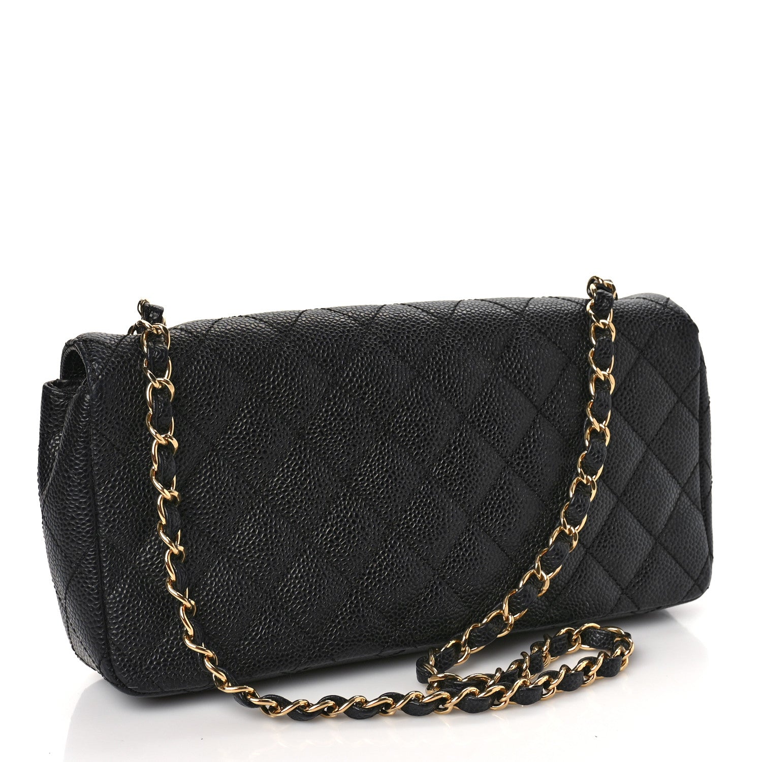 Chanel Caviar Quilted East West Flap Black 3 of 10