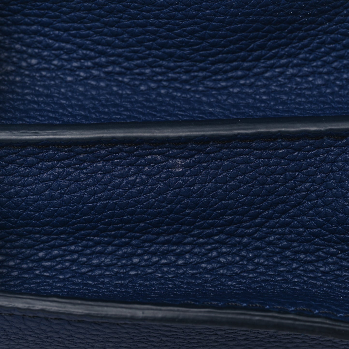 Grained Calfskin Small Aby Day Shoulder Bag Blue