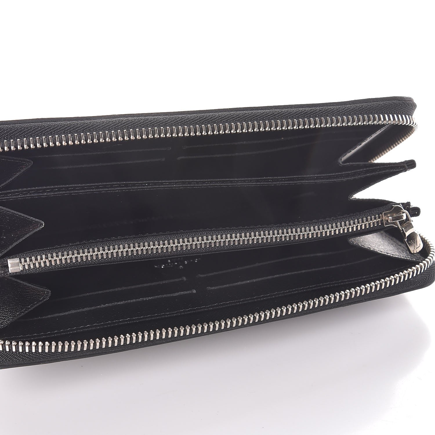 Louis Vuitton Epi Zippy Wallet Black 5 of 7