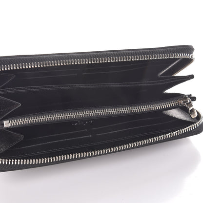 Louis Vuitton Epi Zippy Wallet Black 5 of 7
