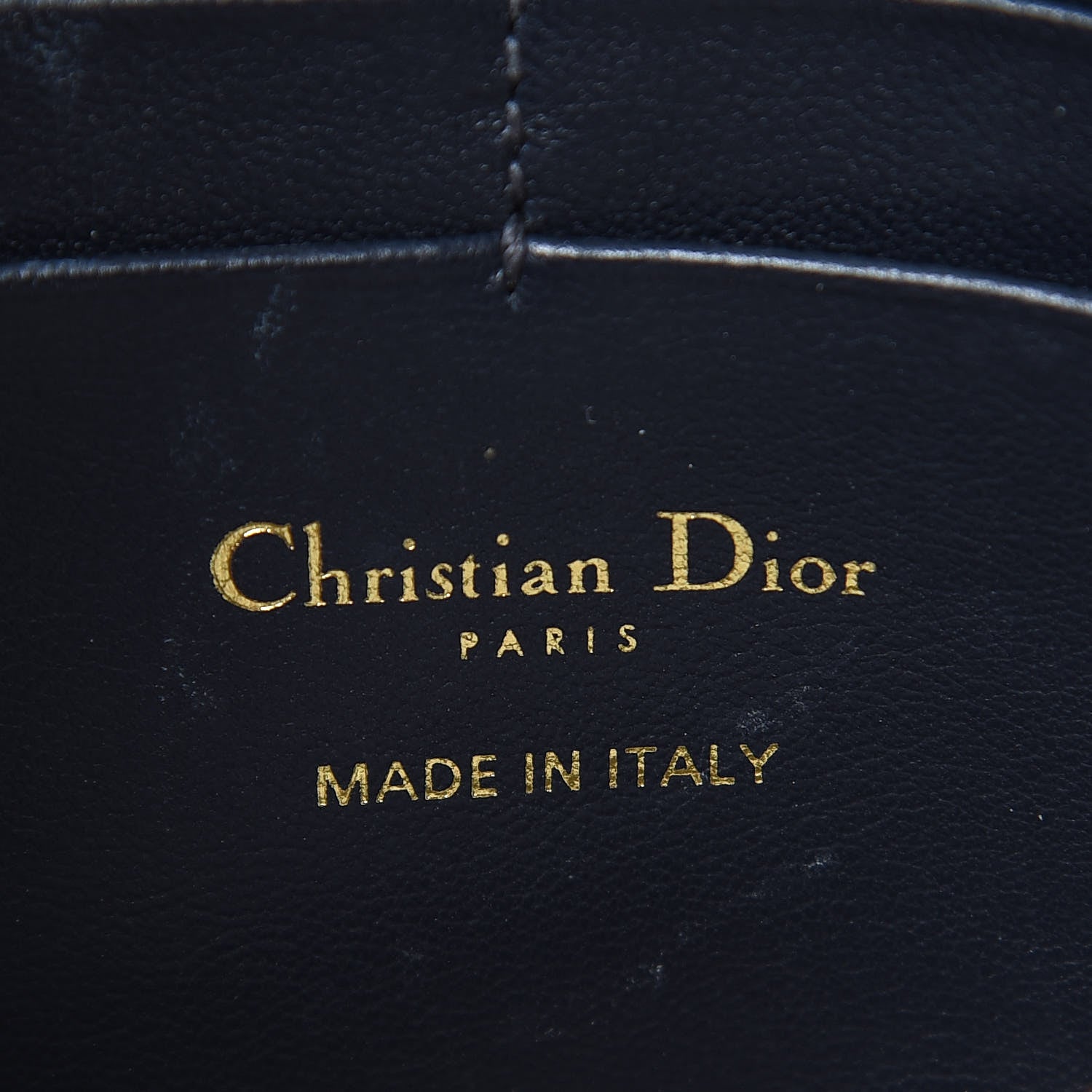 Christian Dior Oblique Saddle Chain Pouch Blue 6 of 8