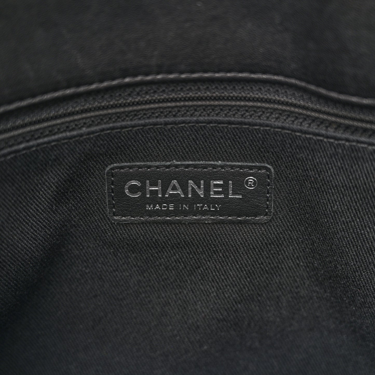 Lambskin Quilted Chic and Soft Shopping Tote Black