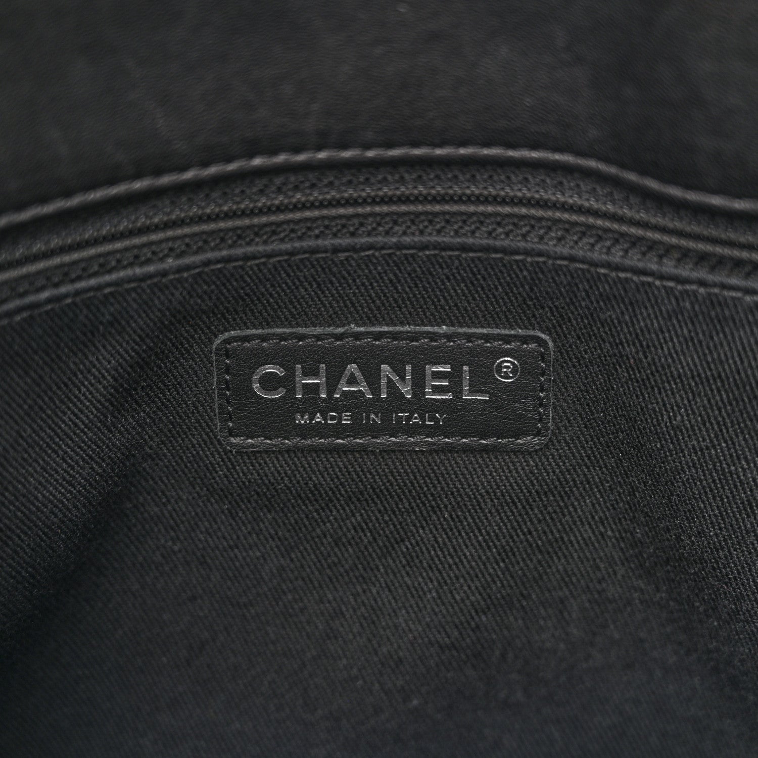 Chanel Lambskin Quilted Chic and Soft Shopping Tote Black 6 of 13