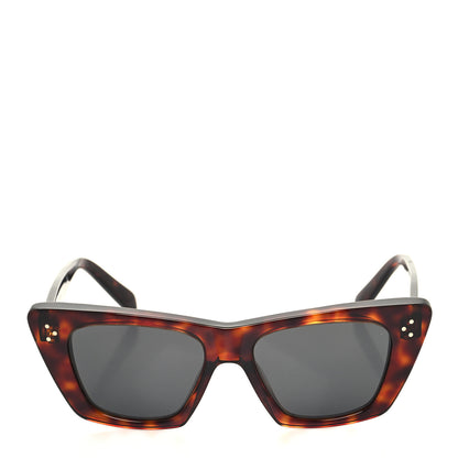 Celine Acetate Cat Eye Sunglasses CL40187I Dark Havana 2 of 7