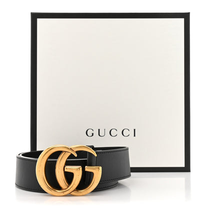 Gucci Calfskin Double G 30mm Belt 90 36 Black 5 of 5