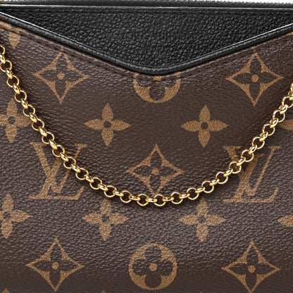 Louis Vuitton Monogram Pallas Clutch Black 9 of 11