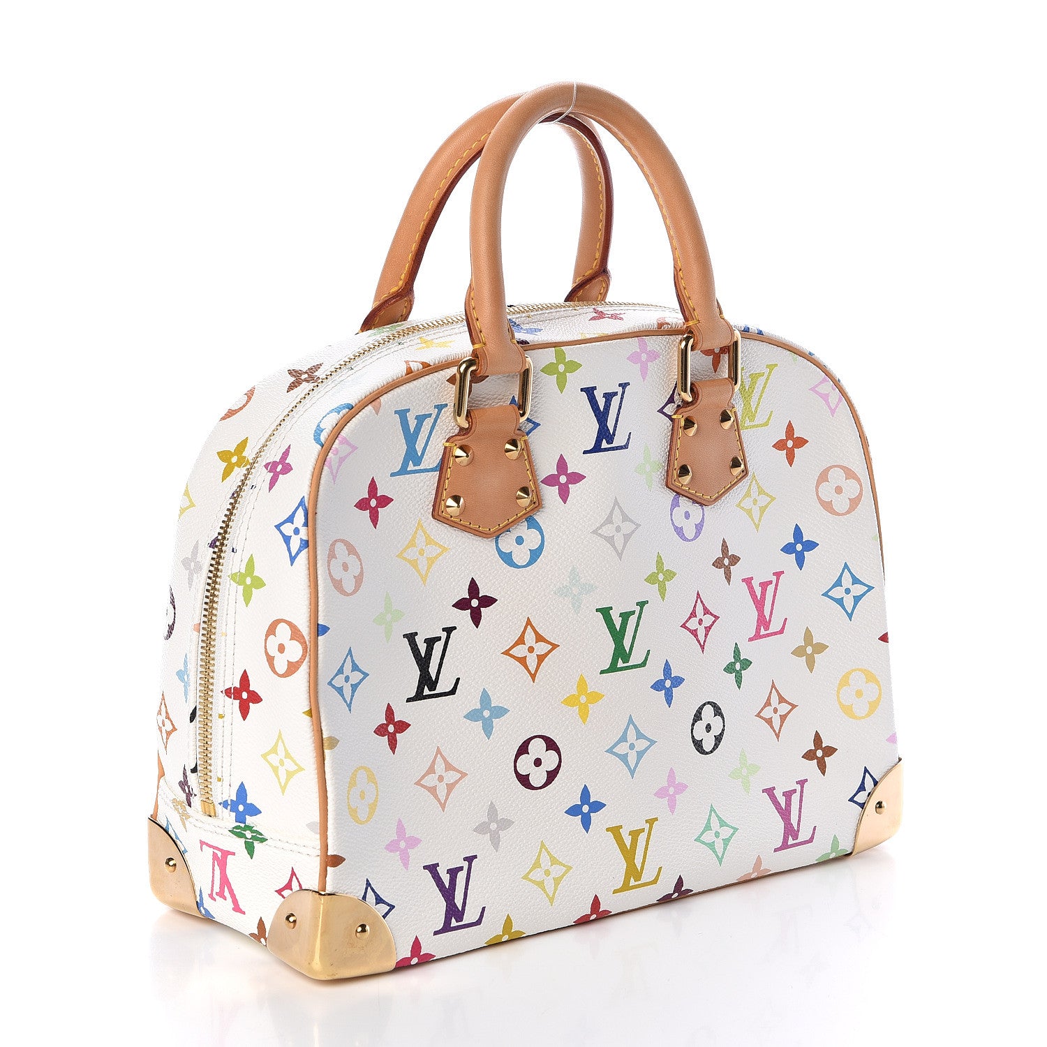 Louis Vuitton Monogram Multicolor Trouville White 3 of 8