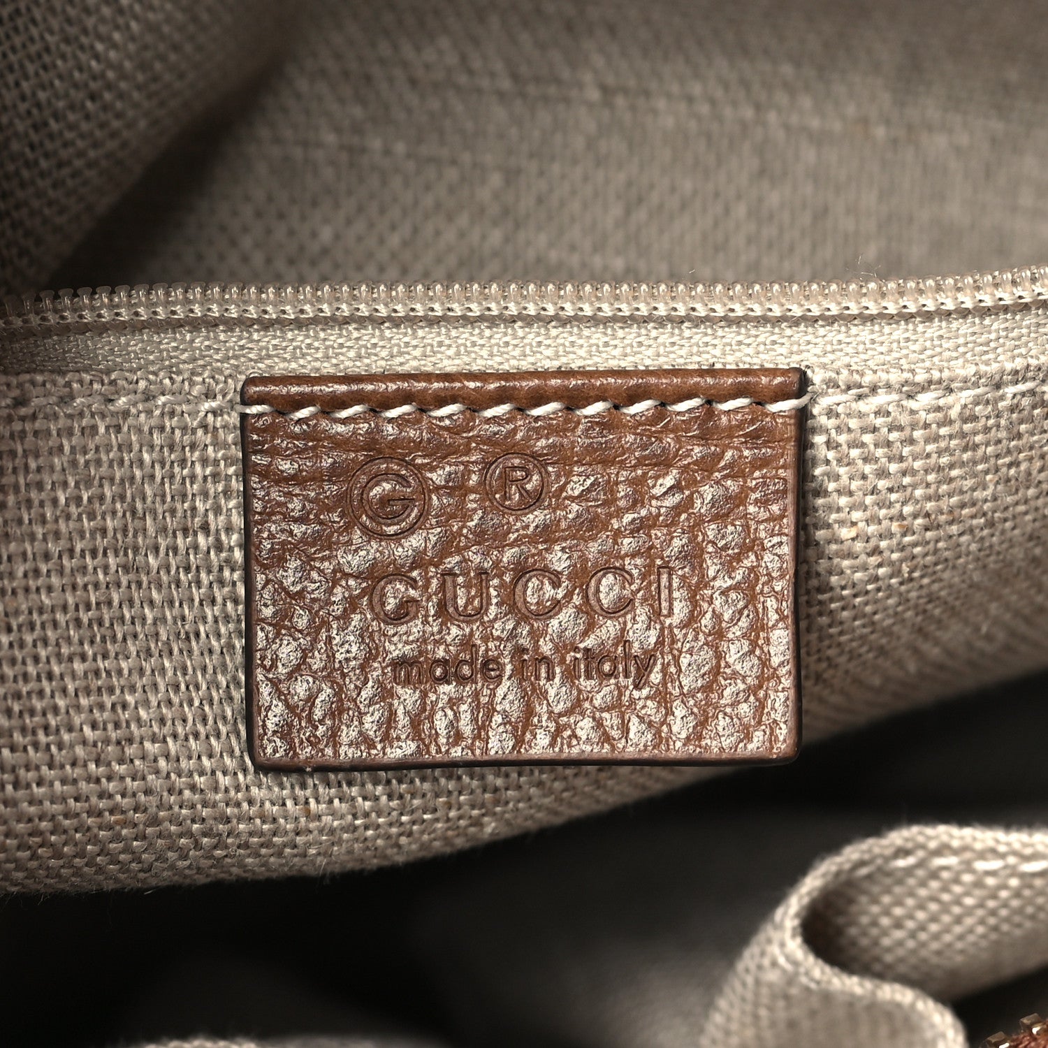 Gucci Monogram Small Bree Tote Beige Tabacco 6 of 9