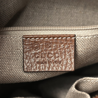 Gucci Monogram Small Bree Tote Beige Tabacco 6 of 9