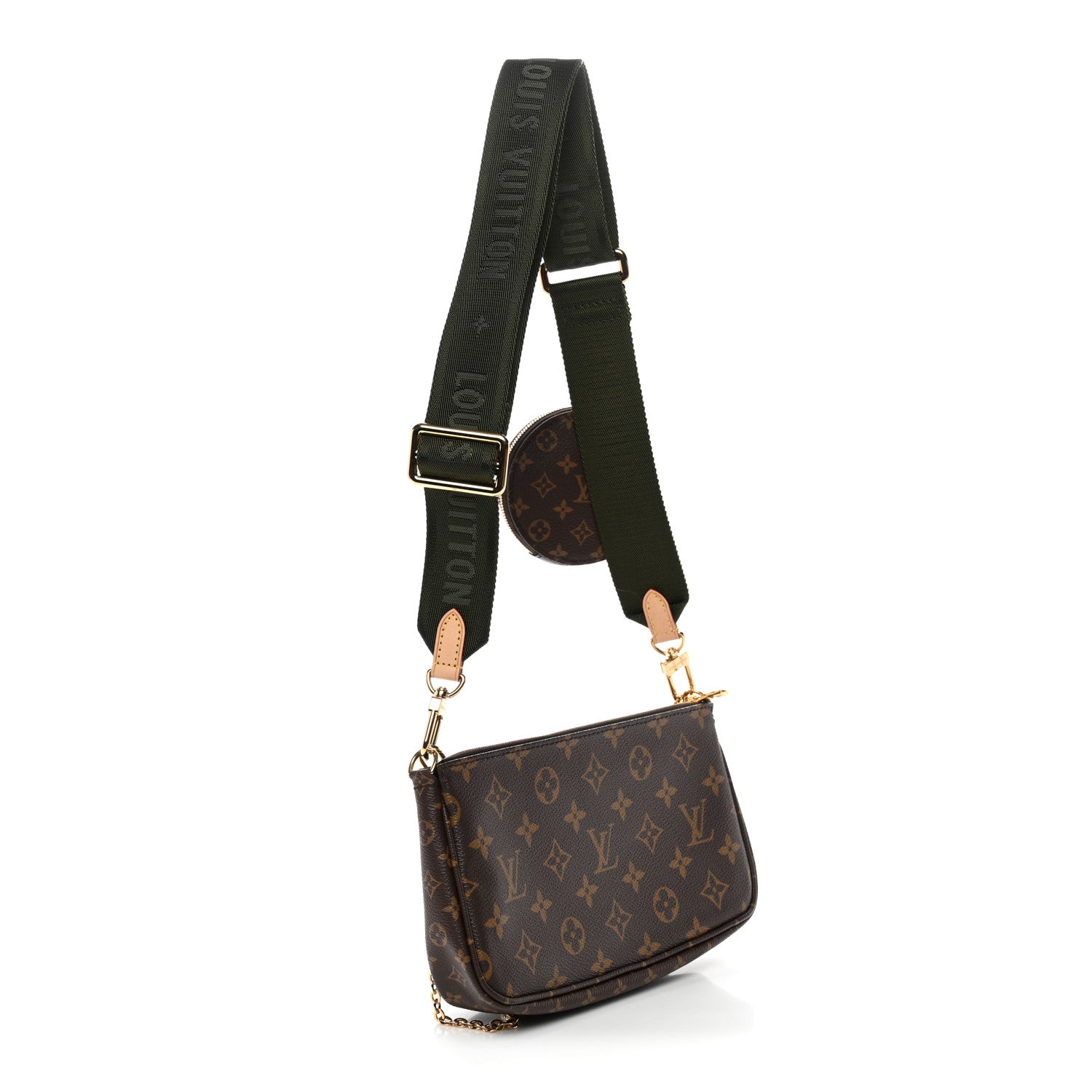 Louis Vuitton Monogram Multi Pochette Accessories Kaki 3 of 11