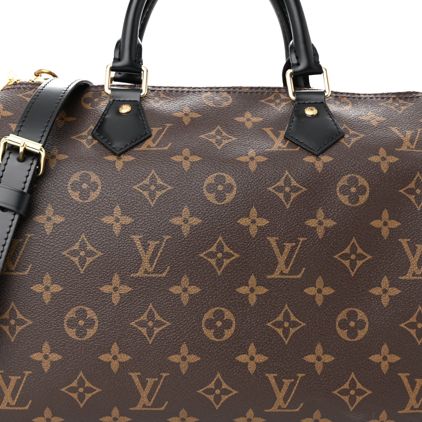 Monogram My World Tour Speedy Bandouliere 30 Black