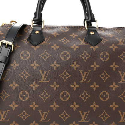 Louis Vuitton Monogram My World Tour Speedy Bandouliere 30 Black 9 of 11