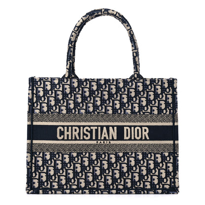 Christian Dior Oblique Medium Book Tote Blue Multicolor 1 of 9