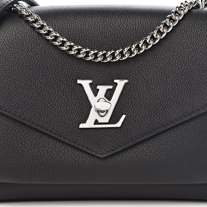 Louis Vuitton Soft Calfskin My Lockme Chain Bag BB Black 9 of 9