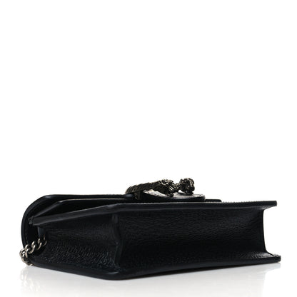 Gucci Jacquard Black Denim GG Monogram Super Mini Dionysus Shoulder Bag Black Ivory 4 of 10