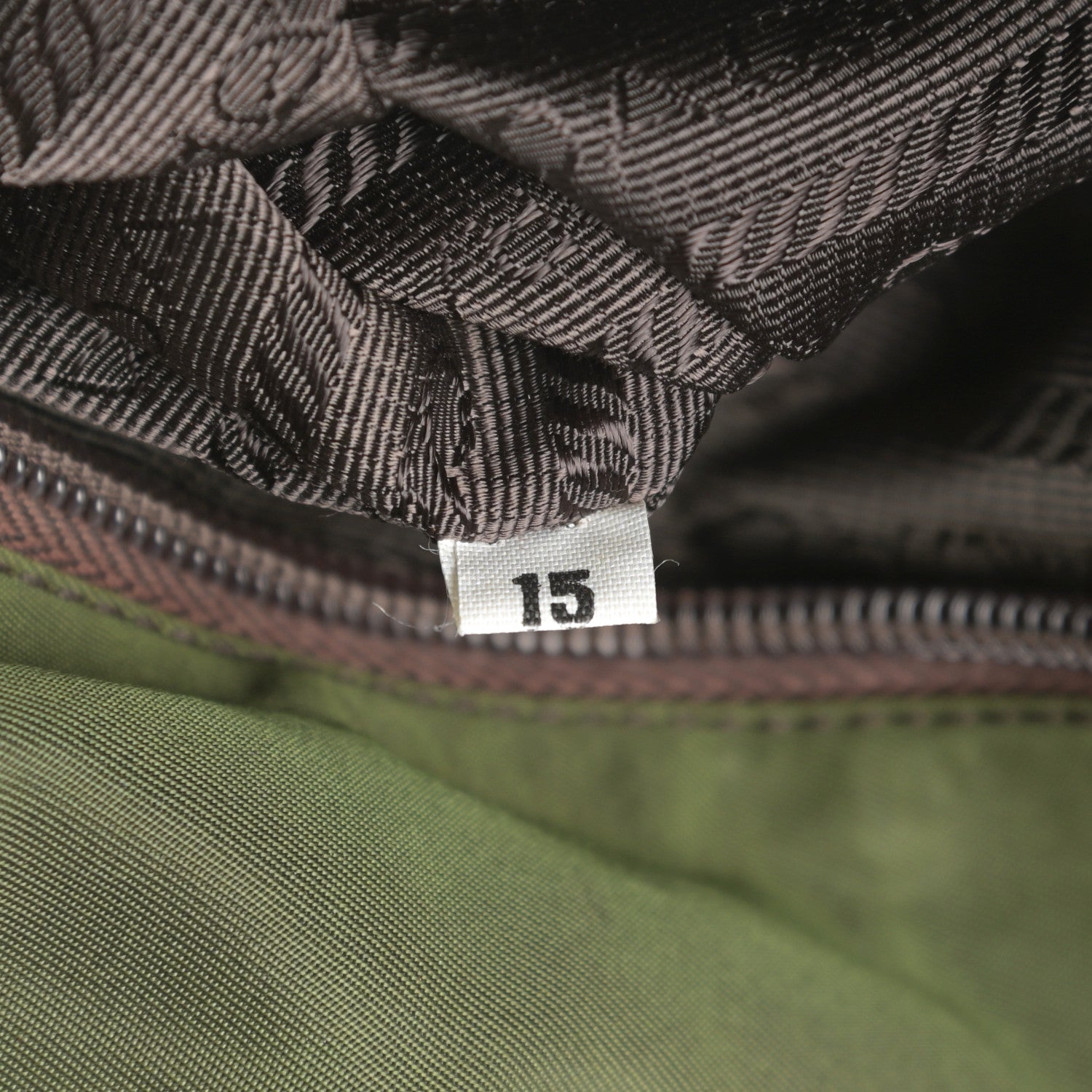 Prada Tessuto Nylon Tote Larice 7 of 15