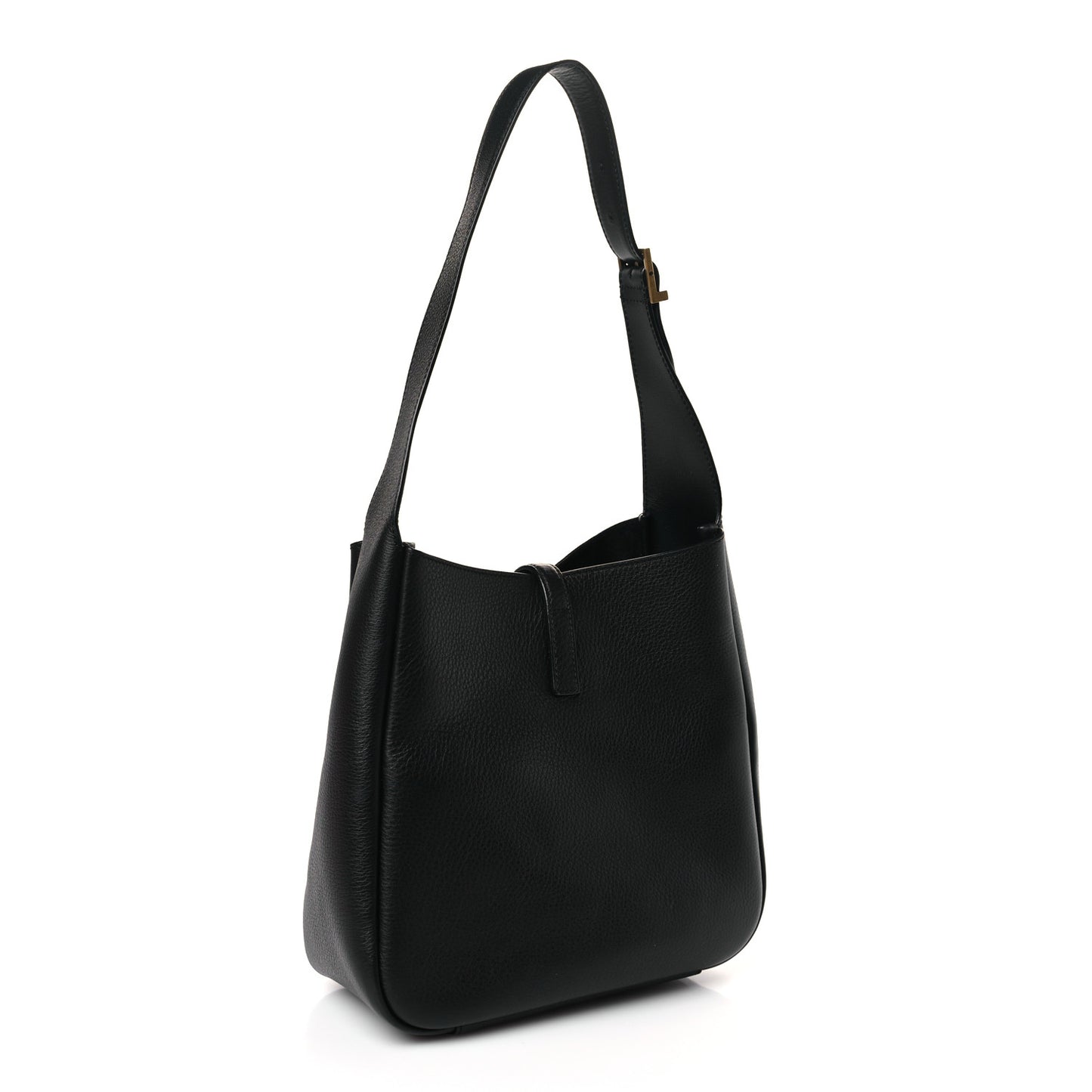 Smooth Calfskin Small Le 5 A 7 Soft Hobo Black
