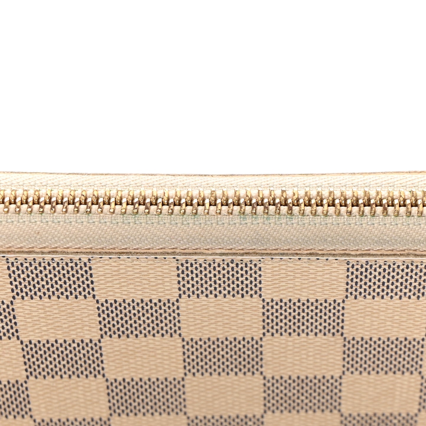 Damier Azur Clemence Wallet Rose Ballerine